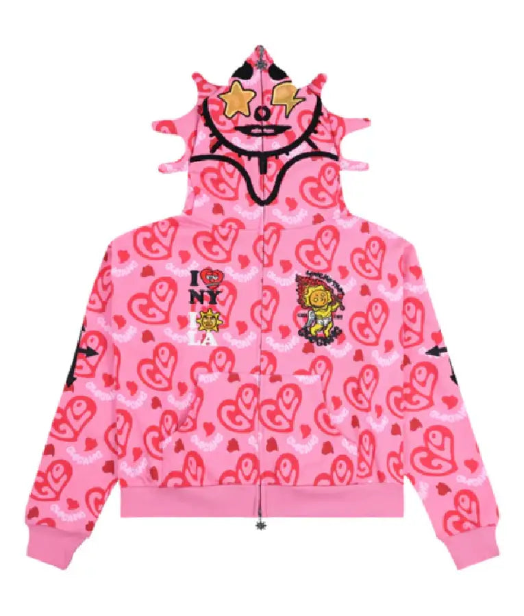 I Heart Glo Full Zip Hoodie