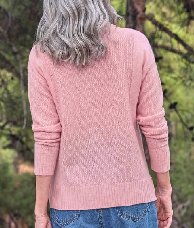 I Jack Wright S01 Gemma Jones Pink Collared Sweater