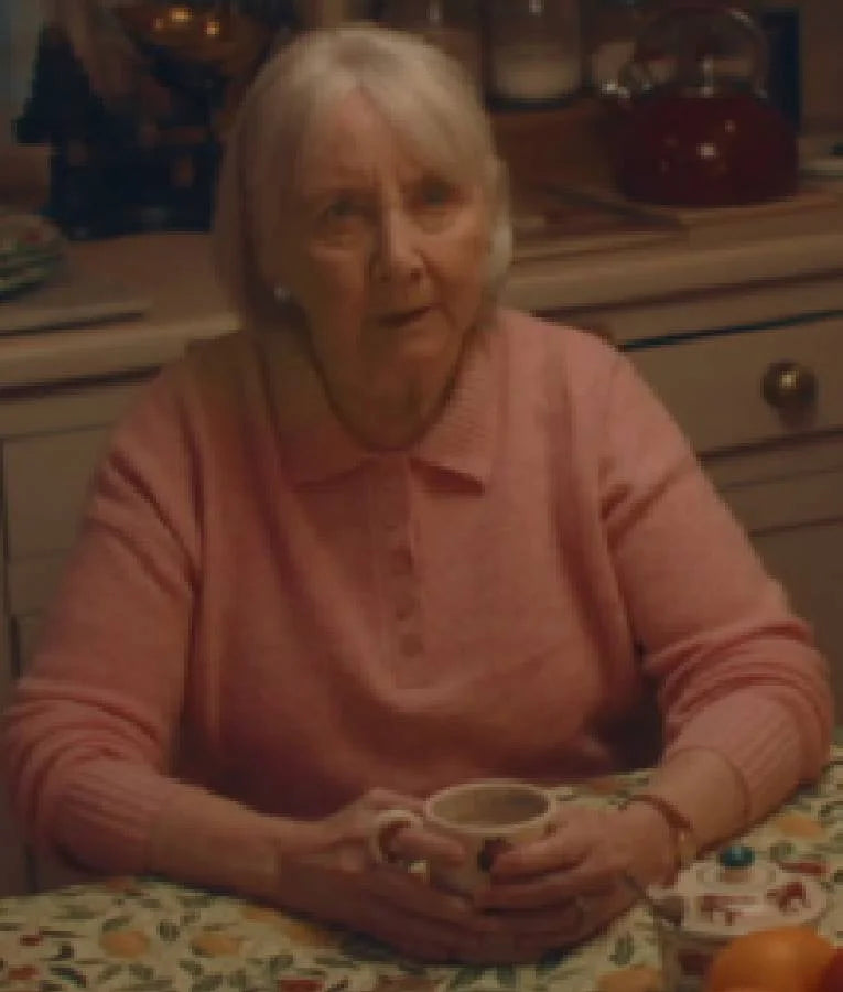 I Jack Wright S01 Gemma Jones Pink Collared Sweater