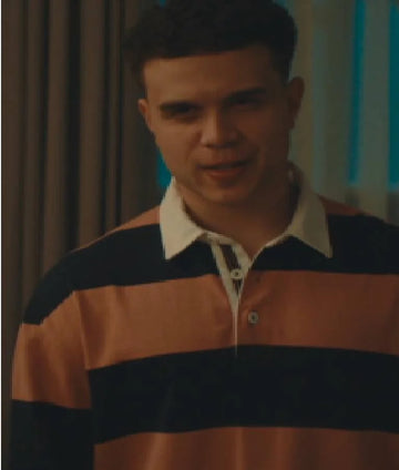 I Jack Wright S01 Striped Rugby Sweater