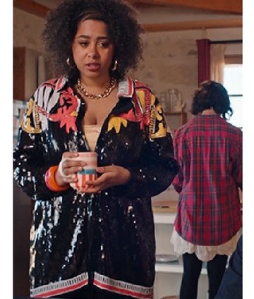 ICI TOUT COMMENCE 2025 Margaux Aguilar Sequin Shirt