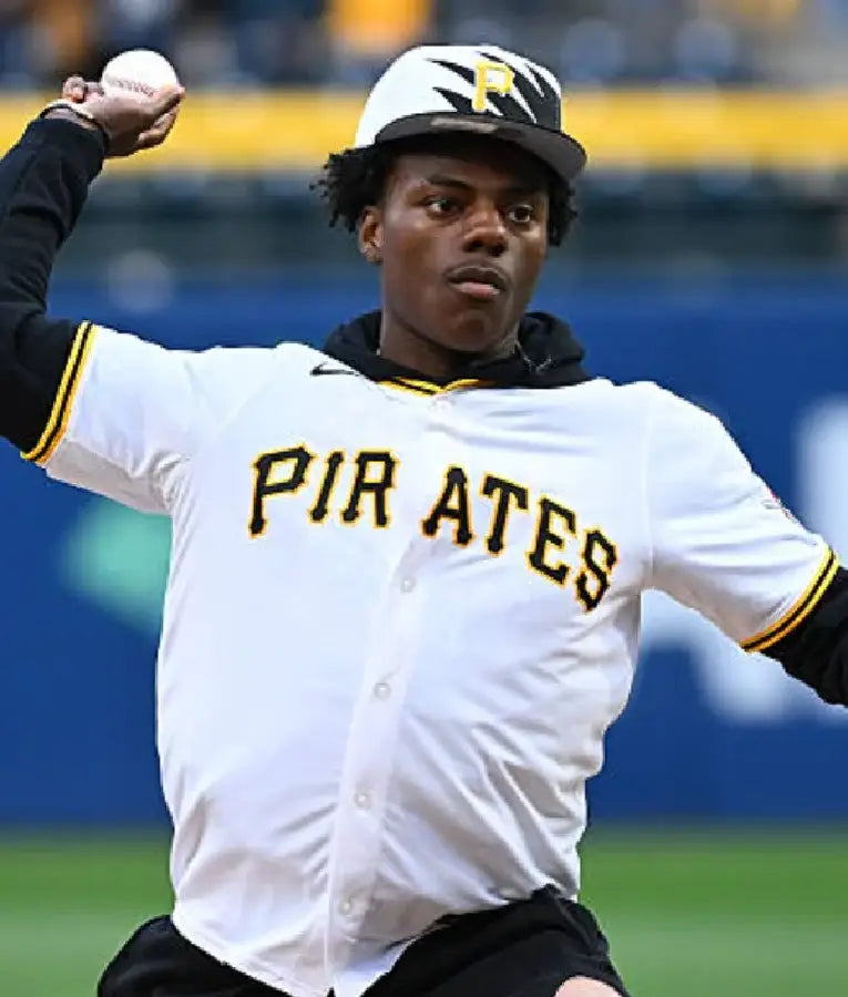IShowSpeed Pittsburgh Pirates White Jersey