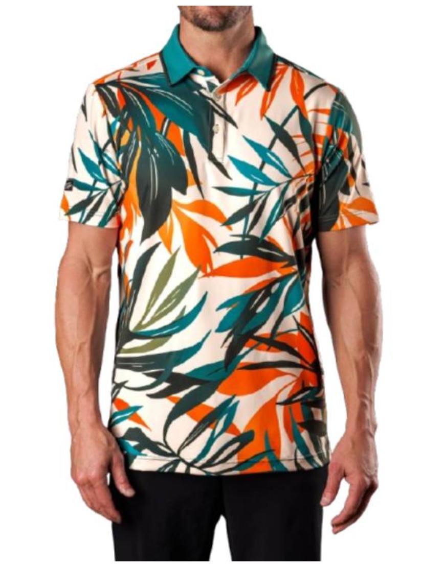 Happy Gilmore 2 Adam Sandler Hawaiian Polo Shirt