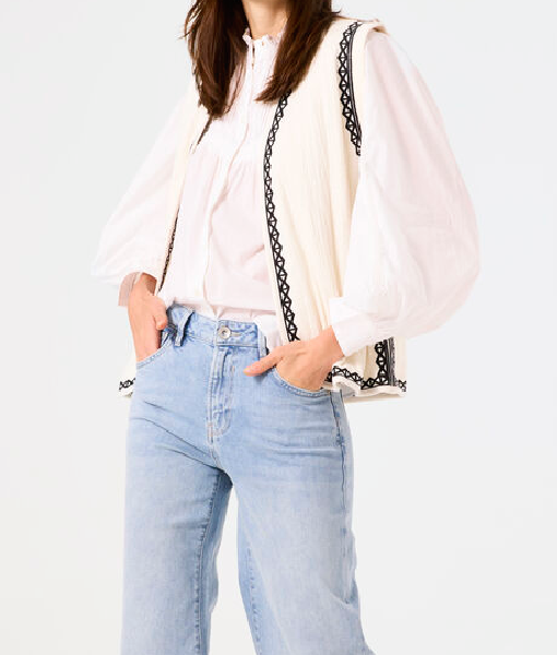 Ireland AM 2025 Karen Koster Ecru Knit Waistcoat