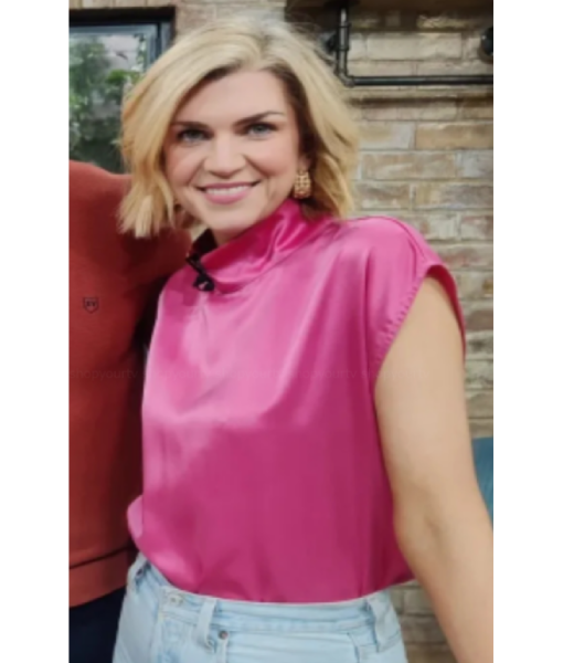 Ireland AM 2025 Muireann O’Connell Pink Top