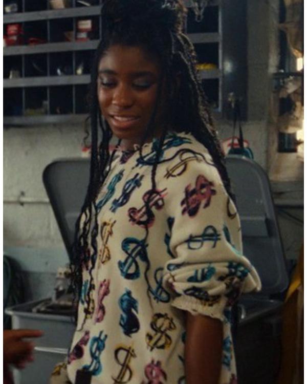 Ironheart 2025 Lyric Ross Dollars Print Sweater