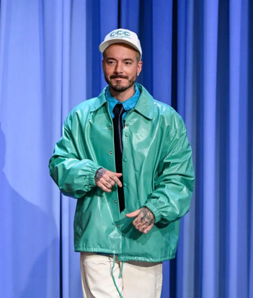 J Balvin The Tonight Show Starring Jimmy Fallon S12 Leather Jacket