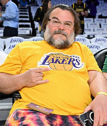 Jack Black Los Angeles Lakers Yellow Shirt