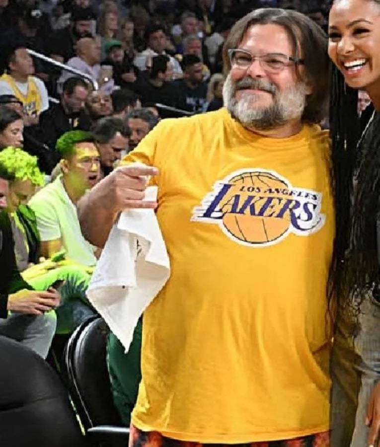 Jack Black Los Angeles Lakers Yellow Shirt