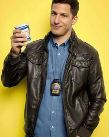 Jake Peralta Brooklyn Nine Nine Leather Jacket