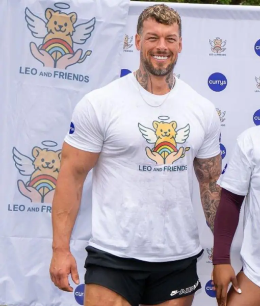 Jamie Christian 13 Days Fighting Burpee Challenge White T-shirt