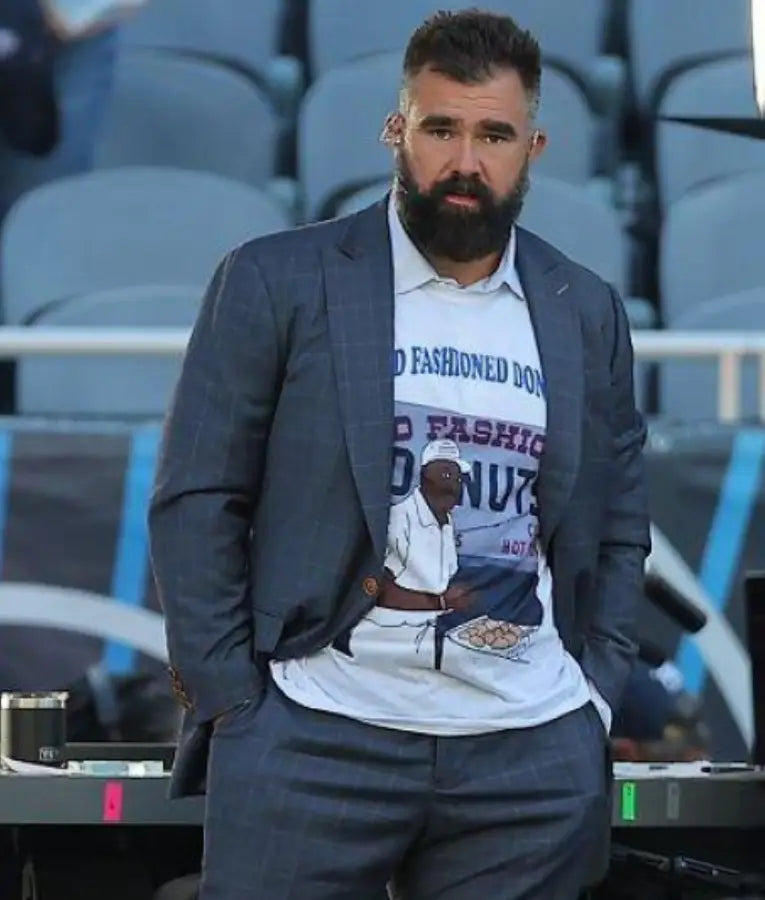 Jason Kelce Minnesota Vikings v Chicago Bears White Shirt