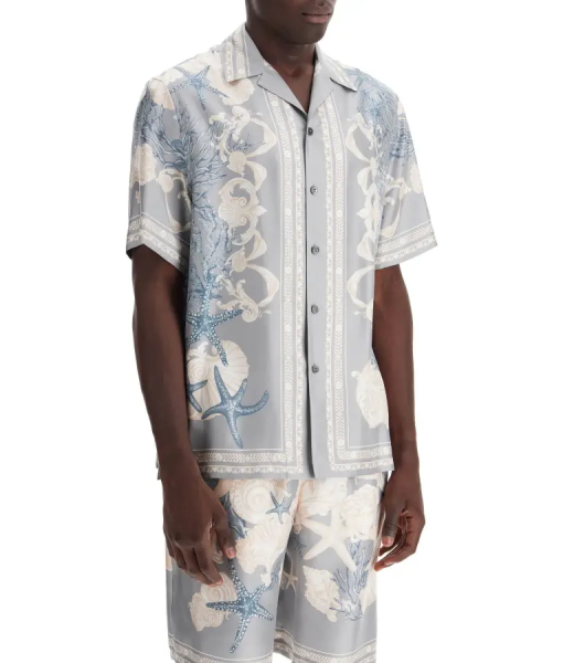 Jersey Shore Family Vacation S08 Mike Sorrentino Versace Printed Shirt