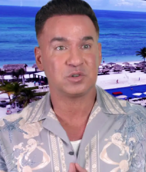 Jersey Shore Family Vacation S08 Mike Sorrentino Versace Printed Shirt