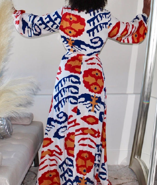 Jimmy Kimmel Live 2025 Printed Maxi Dress
