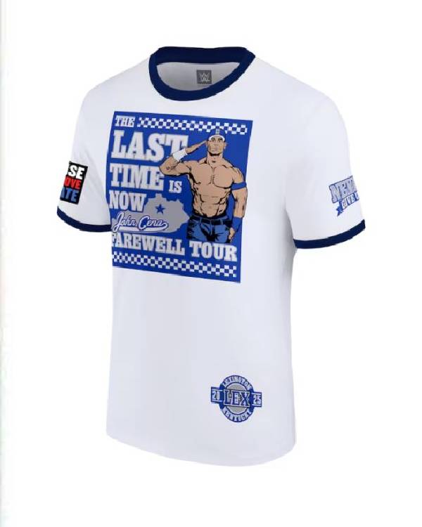 John Cena Farewell Tour 2025 White T-Shirt