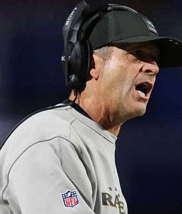 John Harbaugh Baltimore Ravens Grey Sweatshirt