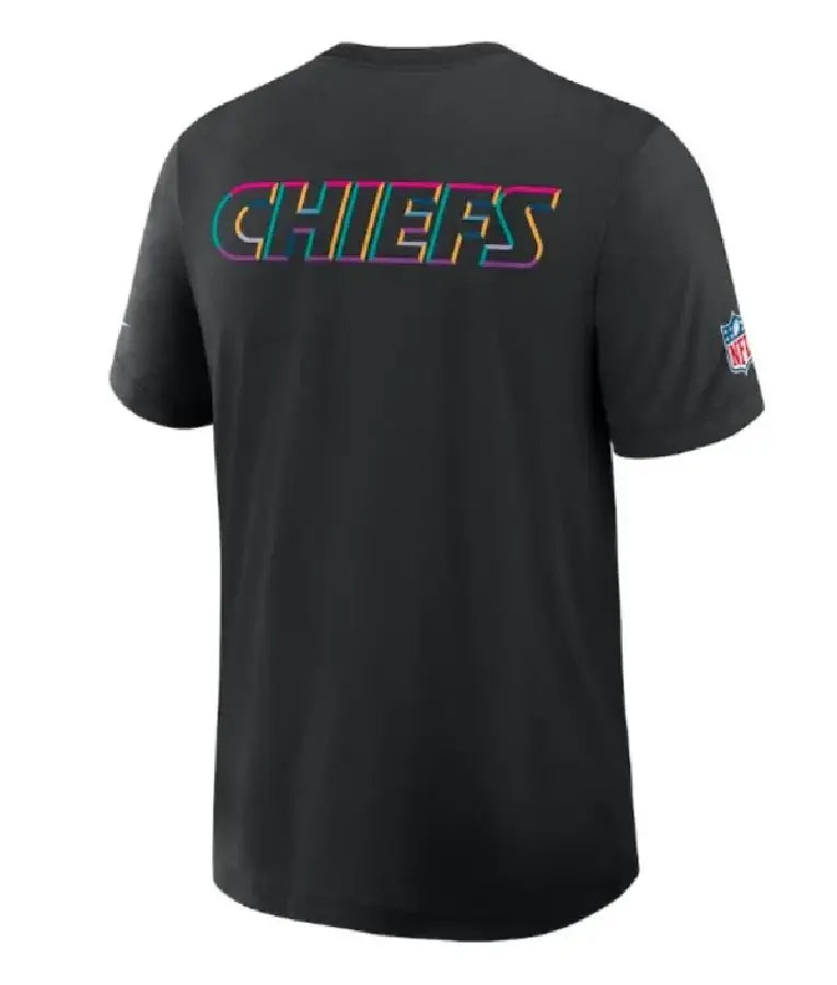 Kansas City Chiefs Black 2025 Crucial Catch Dri-Fit T-Shirt