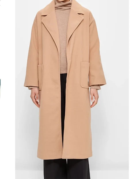 Kate Ritchie The Role of a Lifetime S01 Beige Wool Coat