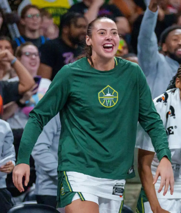 Katie Lou Samuelson Seattle Storm Green Sweatshirt