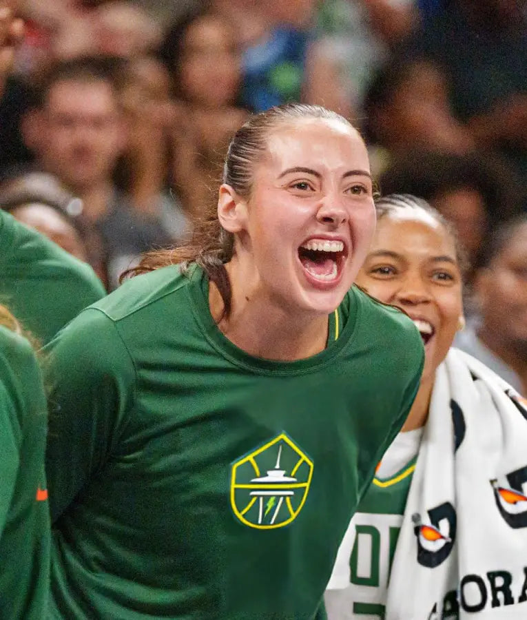Katie Lou Samuelson Seattle Storm Green Sweatshirt