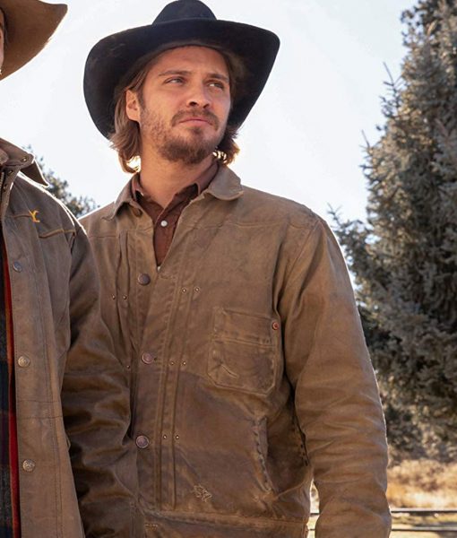 Kayce Brown Cotton Waxed Jacket