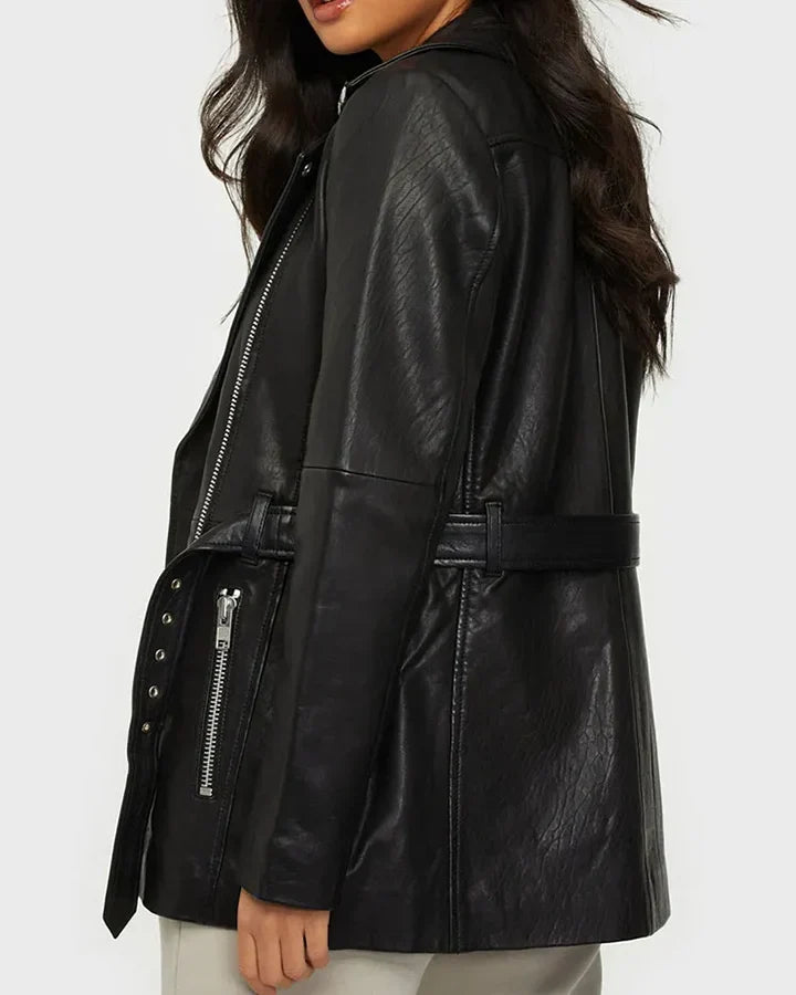 Kelsey Peters Younger S06 Black Genuine Leather Jacket