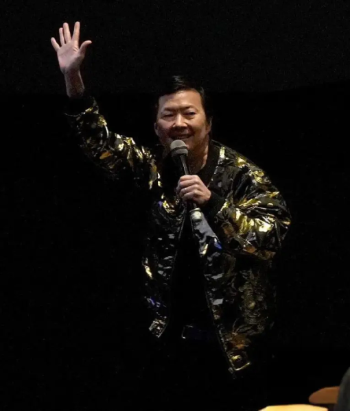 Ken Jeong KPop Demon Hunters Metallic Gold Jacket