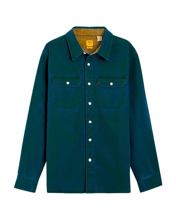 The Survivors S01 Charlie Vickers Teal Button Down Shirt
