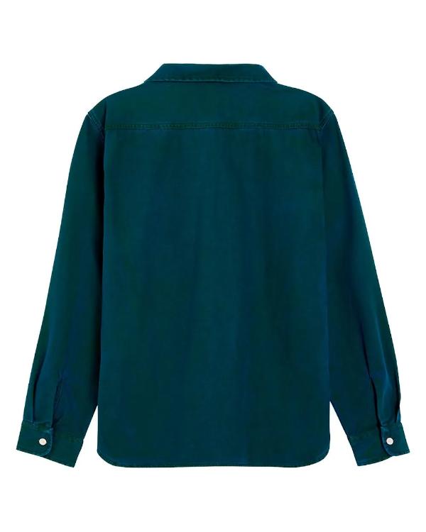 The Survivors S01 Charlie Vickers Teal Button Down Shirt