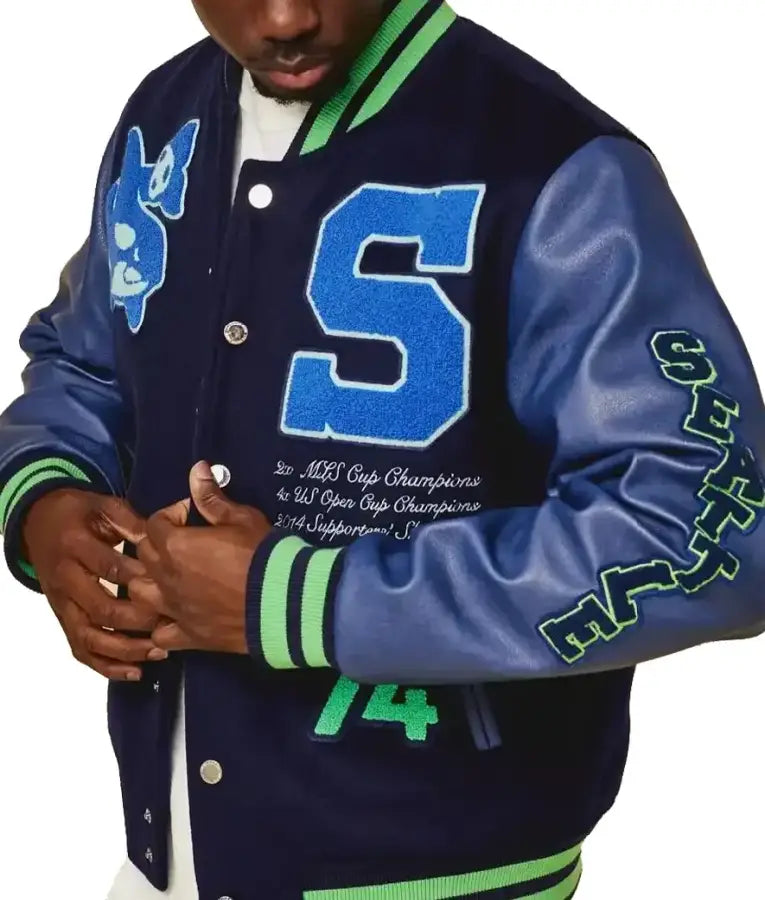 LBF X Seattle Sounders Letterman Jacket
