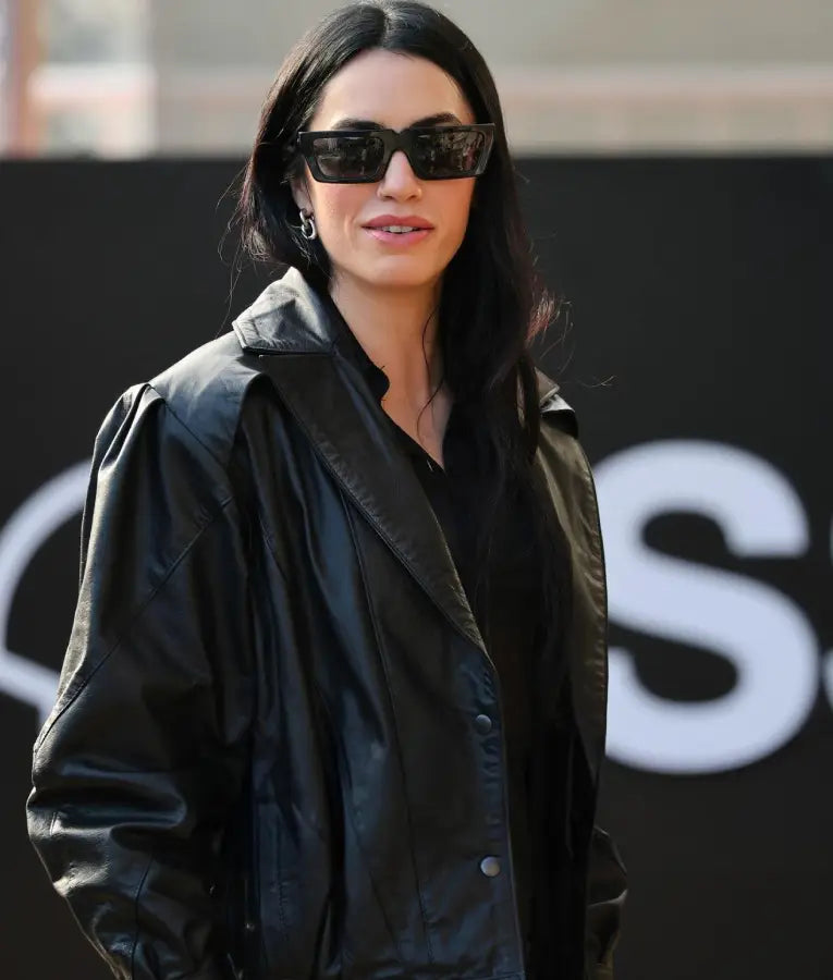 Lali Espósito 73rd San Sebastian International Film Festival Leather Jacket