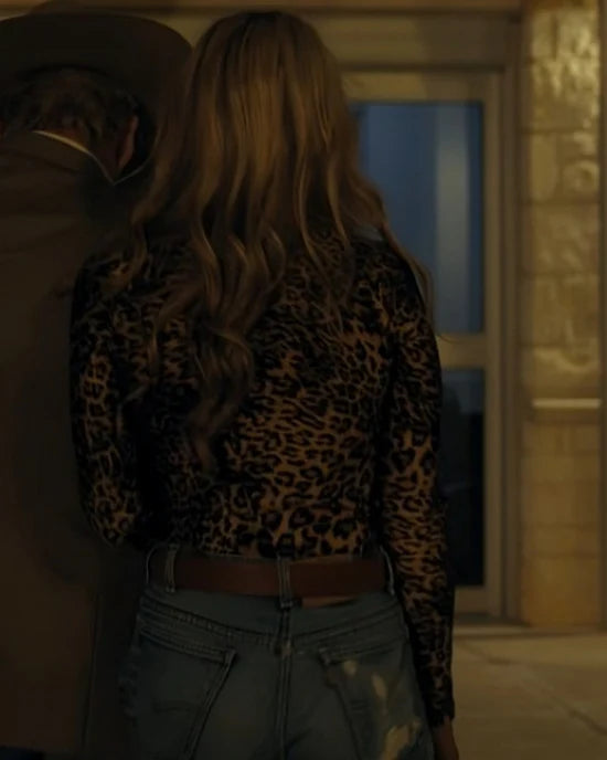 Landman Ali Larter Leopard Print Shirt