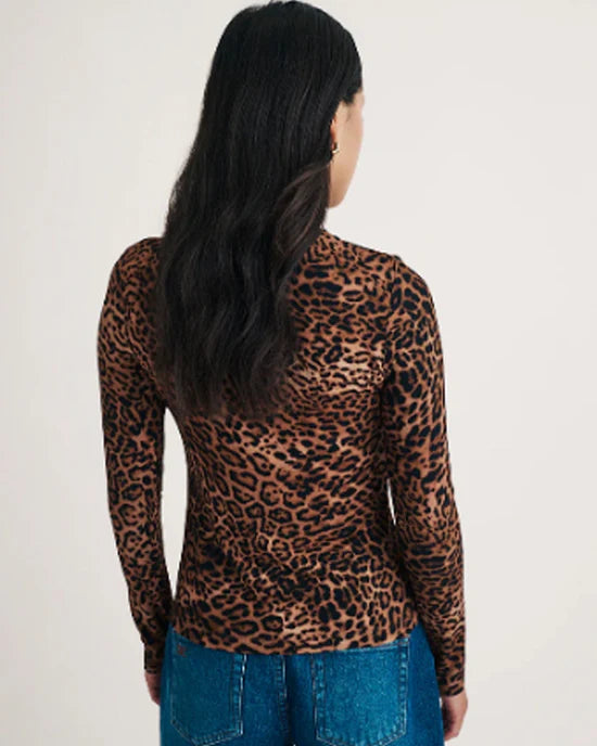 Landman Ali Larter Leopard Print Shirt