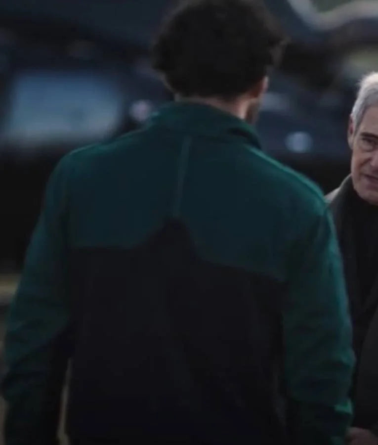 Last Bullet Alban Lenoir Zip Up Green Jacket