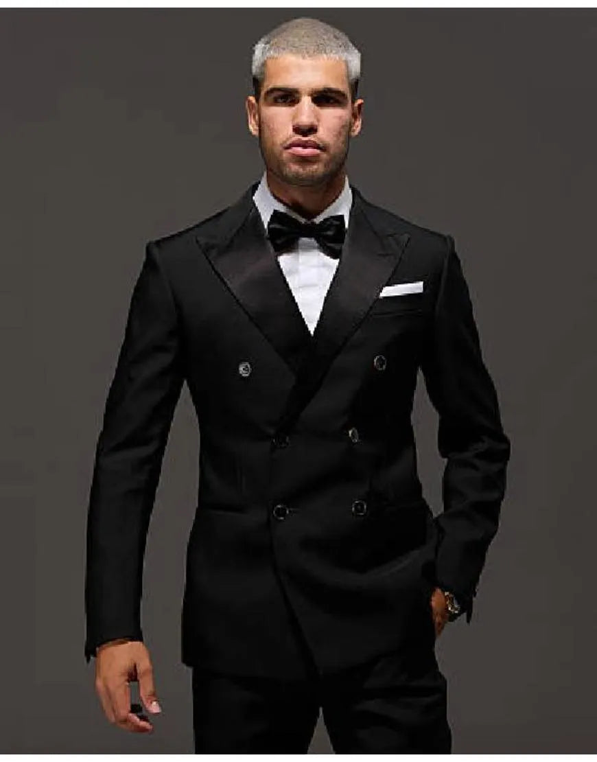 Carlos Alcaraz Laver Cup 2025 Black Suit