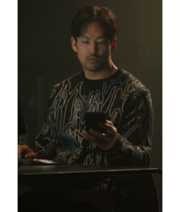 Law and Order Organized Crime S05 Swirl Print Sweater