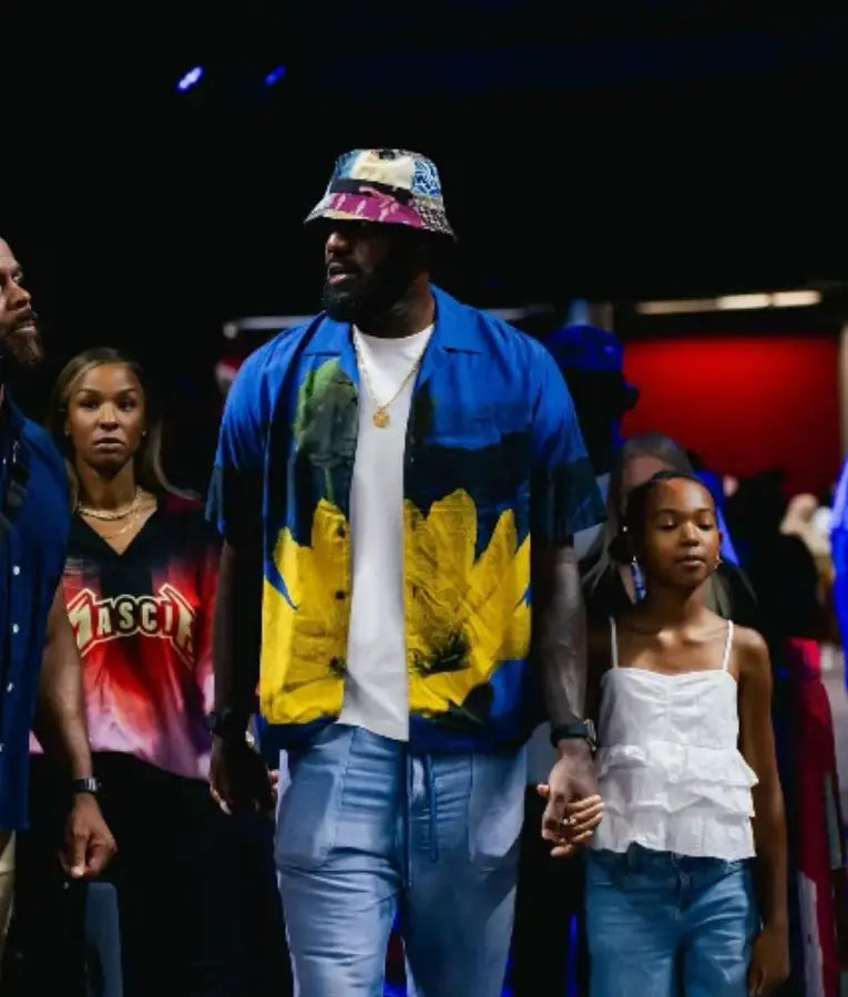 LeBron James 2025 NBA Summer League Floral Shirt