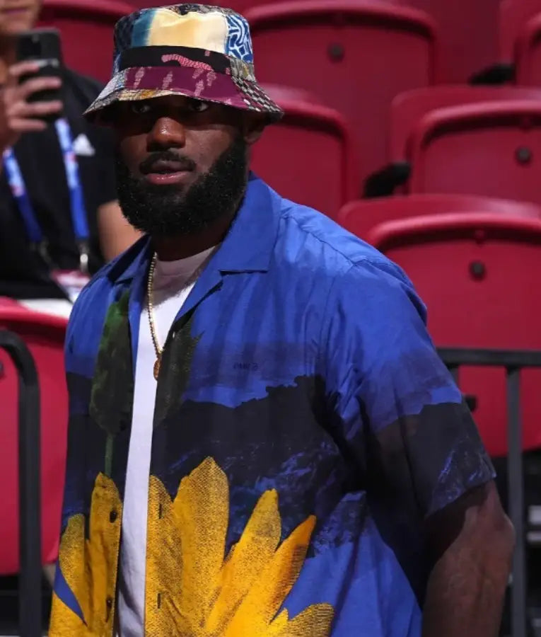 LeBron James 2025 NBA Summer League Floral Shirt