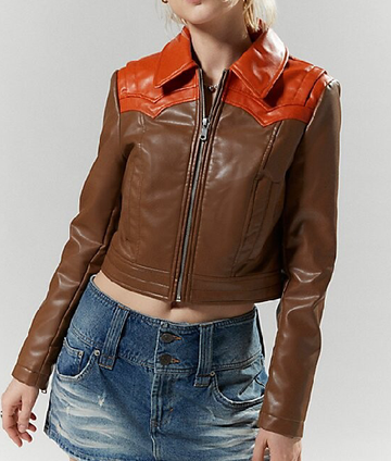 Leverage – Redemption S03 Aubrey Wolf Leather Jacket