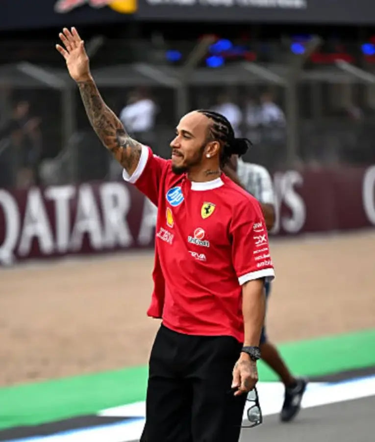 Lewis Hamilton British F1 Grand Prix Scuderia Ferrari T-shirt