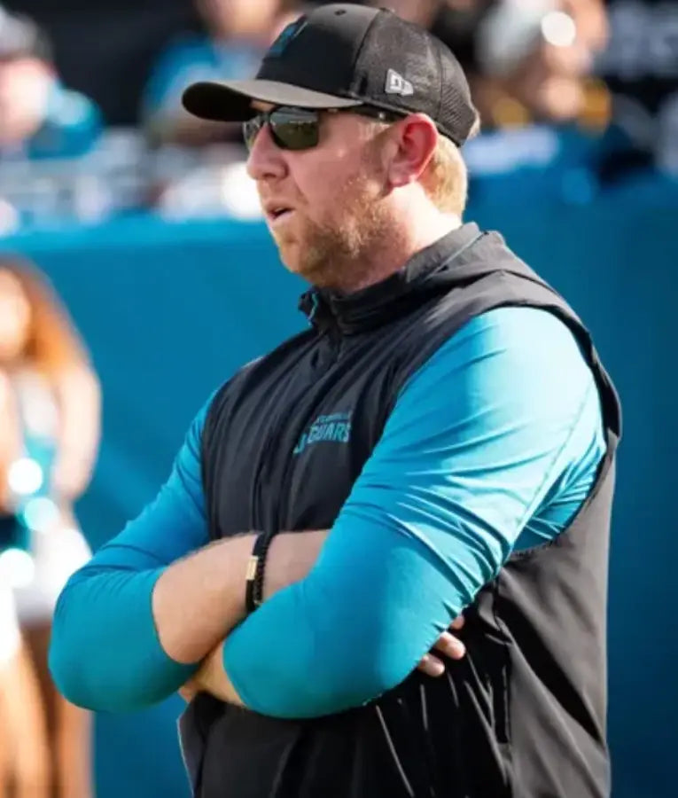 Liam Coen Jacksonville Jaguars Training Camp Quarter-Zip Vest