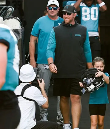 Liam Coen Jacksonville Jaguars Training Camp Quarter-Zip Vest