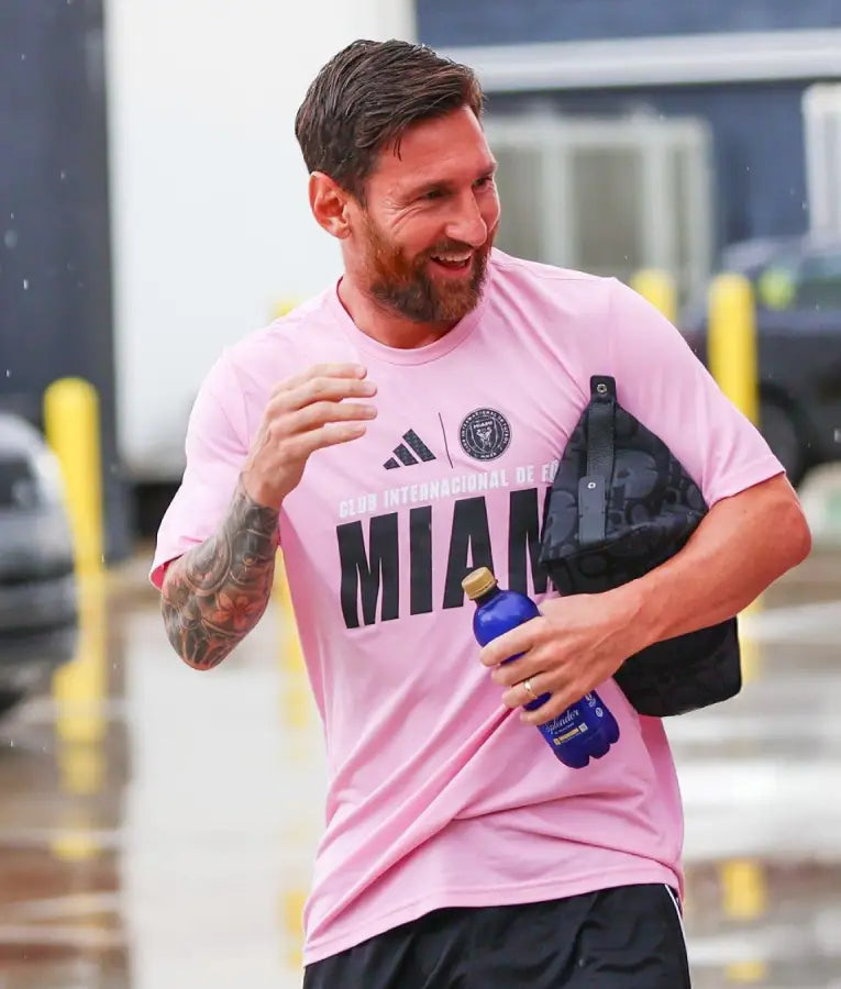 Lionel Messi MLS Inter Miami Pink T-shirt