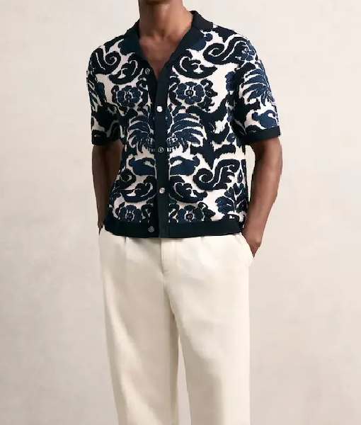 Loose Women 2025 Dr. Amir Khan Jacquard Knit Shirt