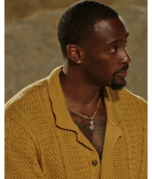 Love Hotel S01 Jason Yellow Crochet Shirt