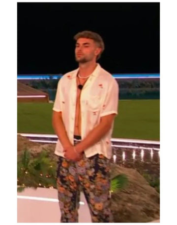 Love Island UK 2025 Harry Hamlin Floral Shirt