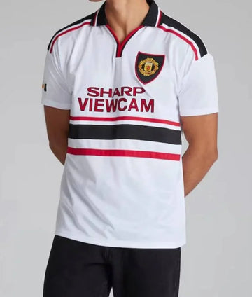 Manchester United 1997-99 Retro Away White Shirt