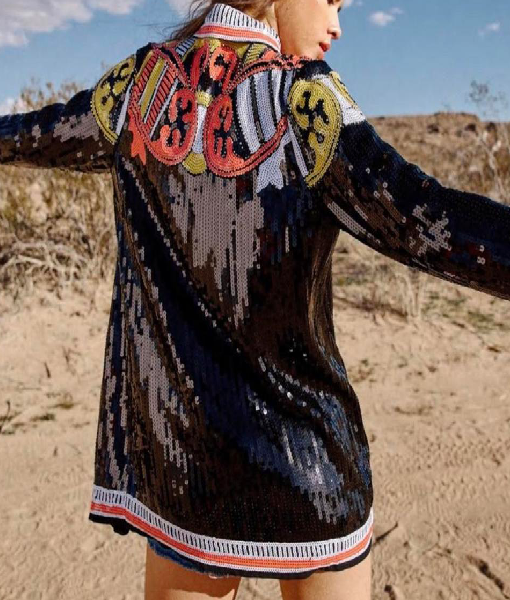 ICI TOUT COMMENCE 2025 Margaux Aguilar Sequin Shirt