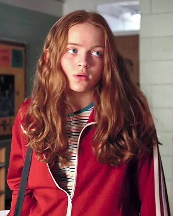 Stranger Things S04 Sadie Sink Red Track Jacket